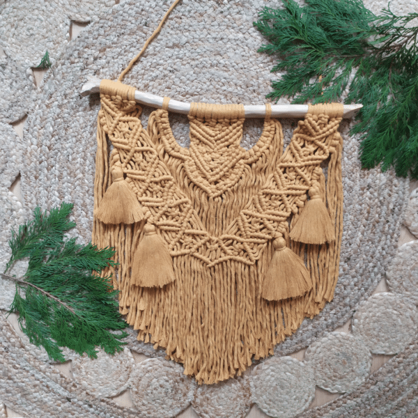 Mustard macrame - main product image