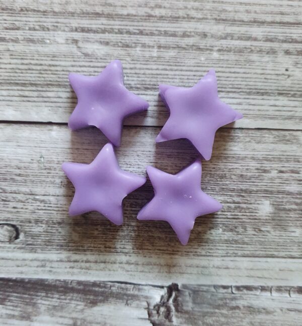 Velvet plum and golden embers wax melt stars - main product image