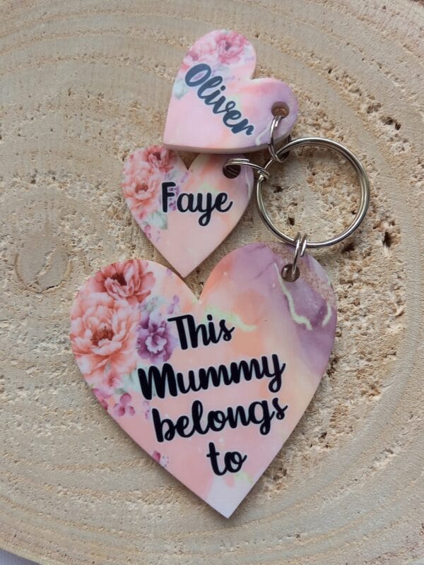 Personalised Mummy keyring, mothers day gift, nanny, grandma, auntie keyring - product image 5