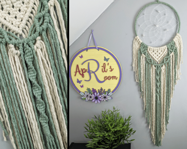 Macrame Dreamcatcher Boho Dream Catcher Macramé Handmade Gift - main product image