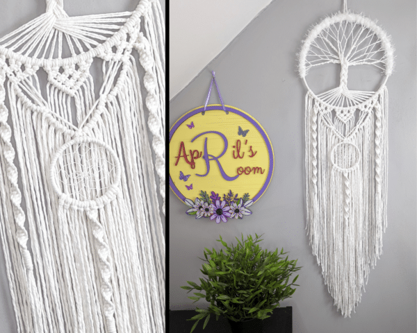 Tree of Life Wall Hanging Macrame Kit - Needlework Projects, Tools