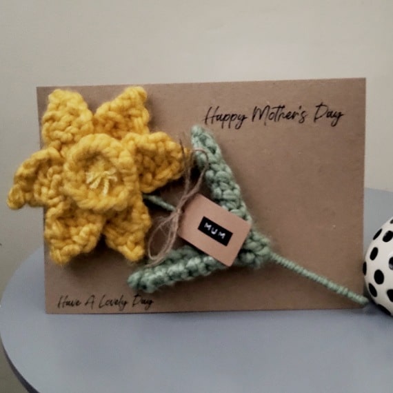 Knitted flower cards - product image 3