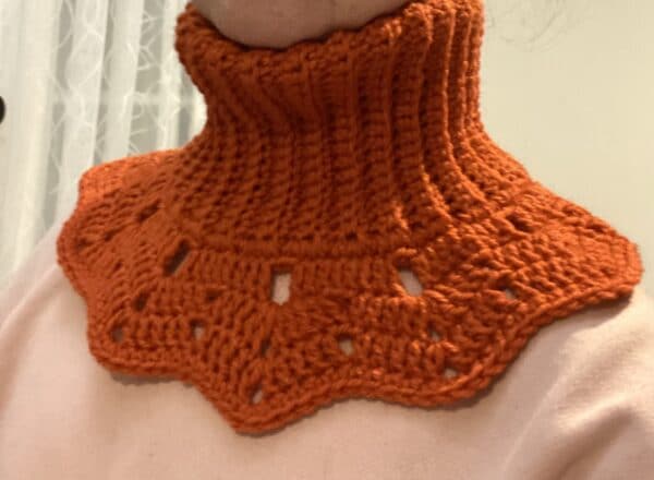 Crochet double warm neck warmer - main product image