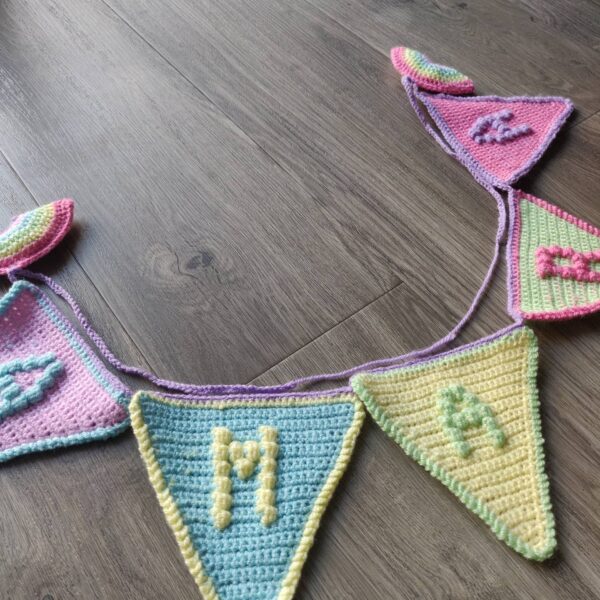 Personalized rainbow bunting - product image 4