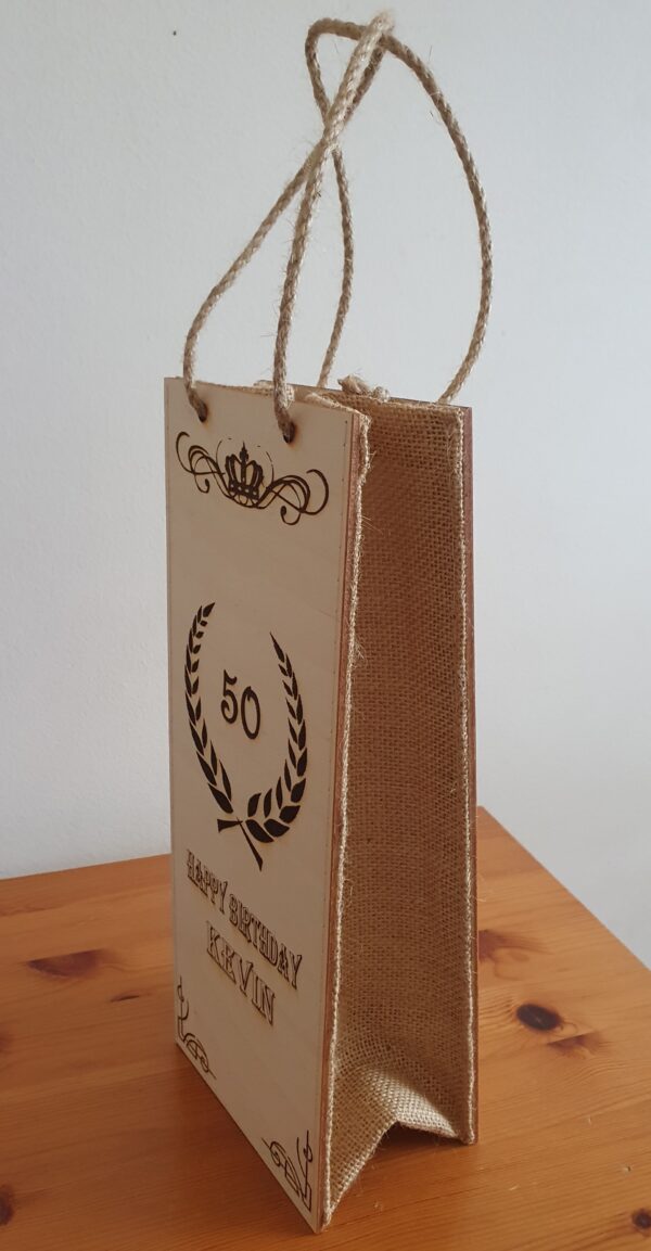 Personalised wine bags - product image 3