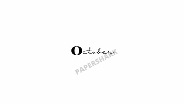 Horizontal Monthly Cover Page Plain Bujo - product image 3