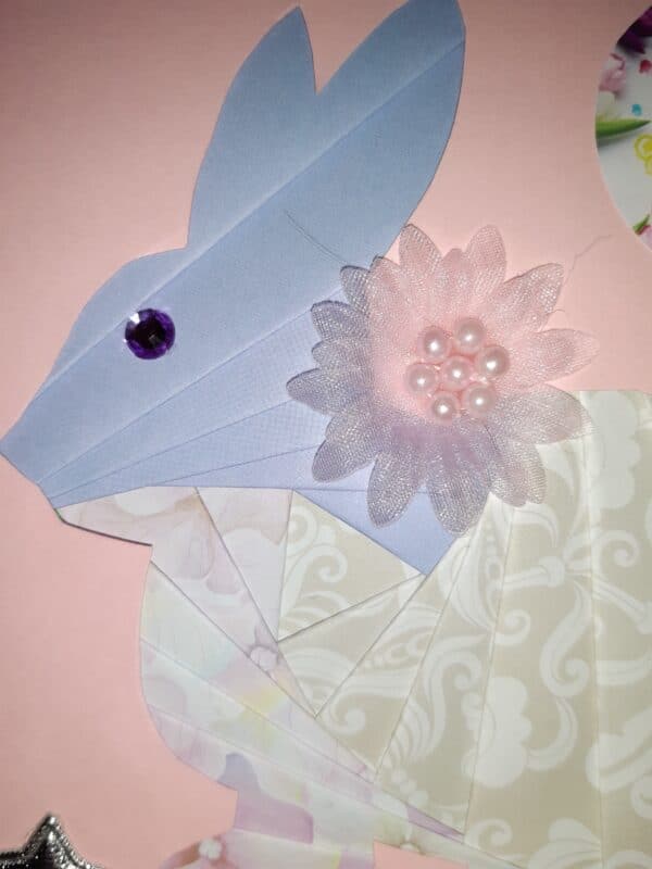 Happy Mothers day cute pastel Rabbit card - product image 2