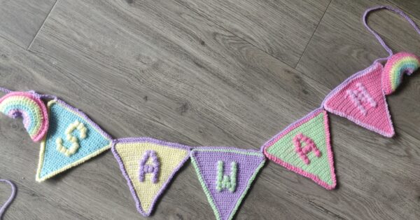 Personalized rainbow bunting - product image 2