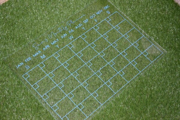Personalised Monthly Planner, Acrylic Planner, Dry Wipe Clean Planner - product image 2
