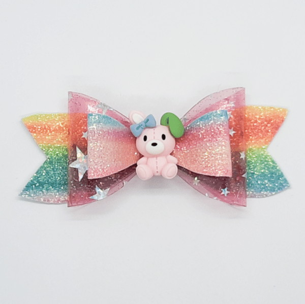 Bunny hair bow - main product image