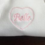 Personalised White Baby Grow