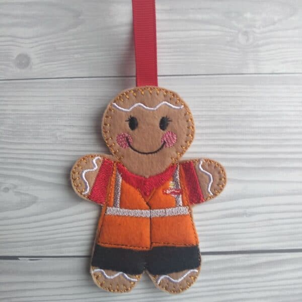 Postman/post lady Gingerbread gift, Royal Mail worker, Christmas gifts for postman - main product image