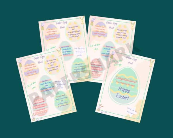 Printable Easter Egg Hunt Clues - product image 5