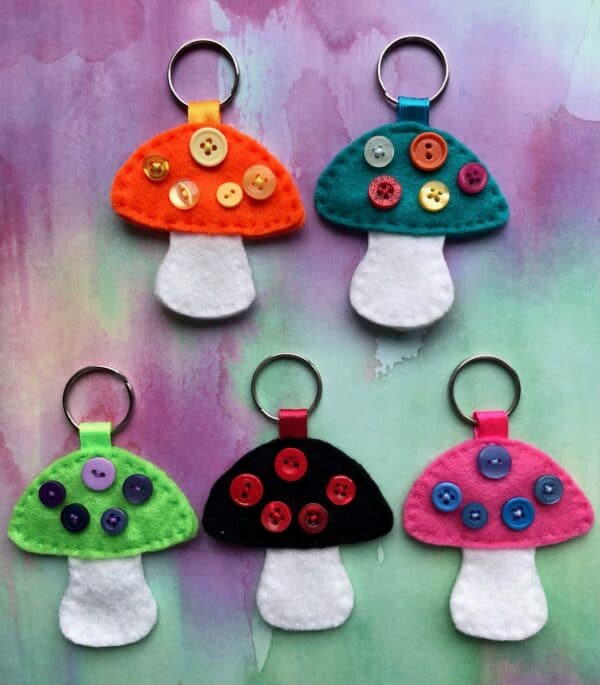 Mushroom Keyrings - main product image