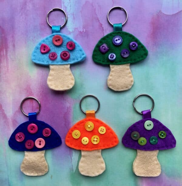 Mushroom Keyrings - main product image