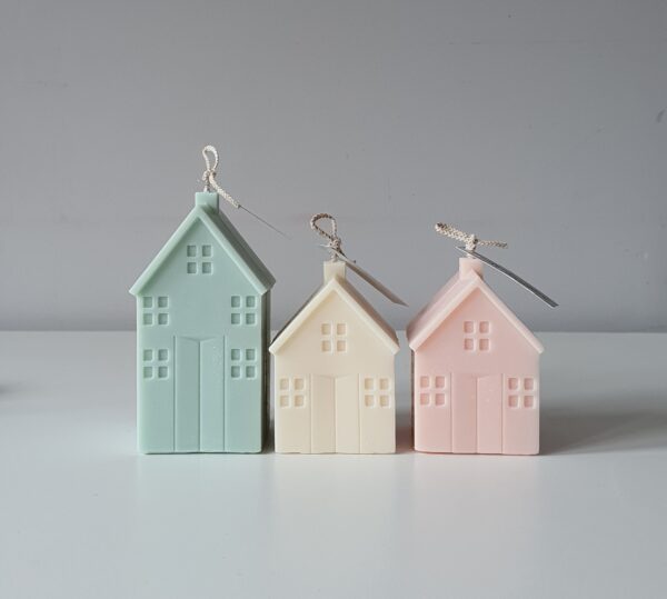 Handmade house candles set | New home gift - main product image