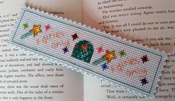 Fairies Only Cross Stitch Bookmark – Fantasy Bookmark - main product image