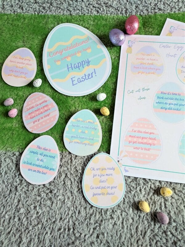 Printable Easter Egg Hunt Clues - product image 3