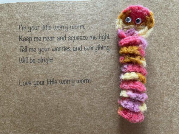 crochet worry worms - main product image