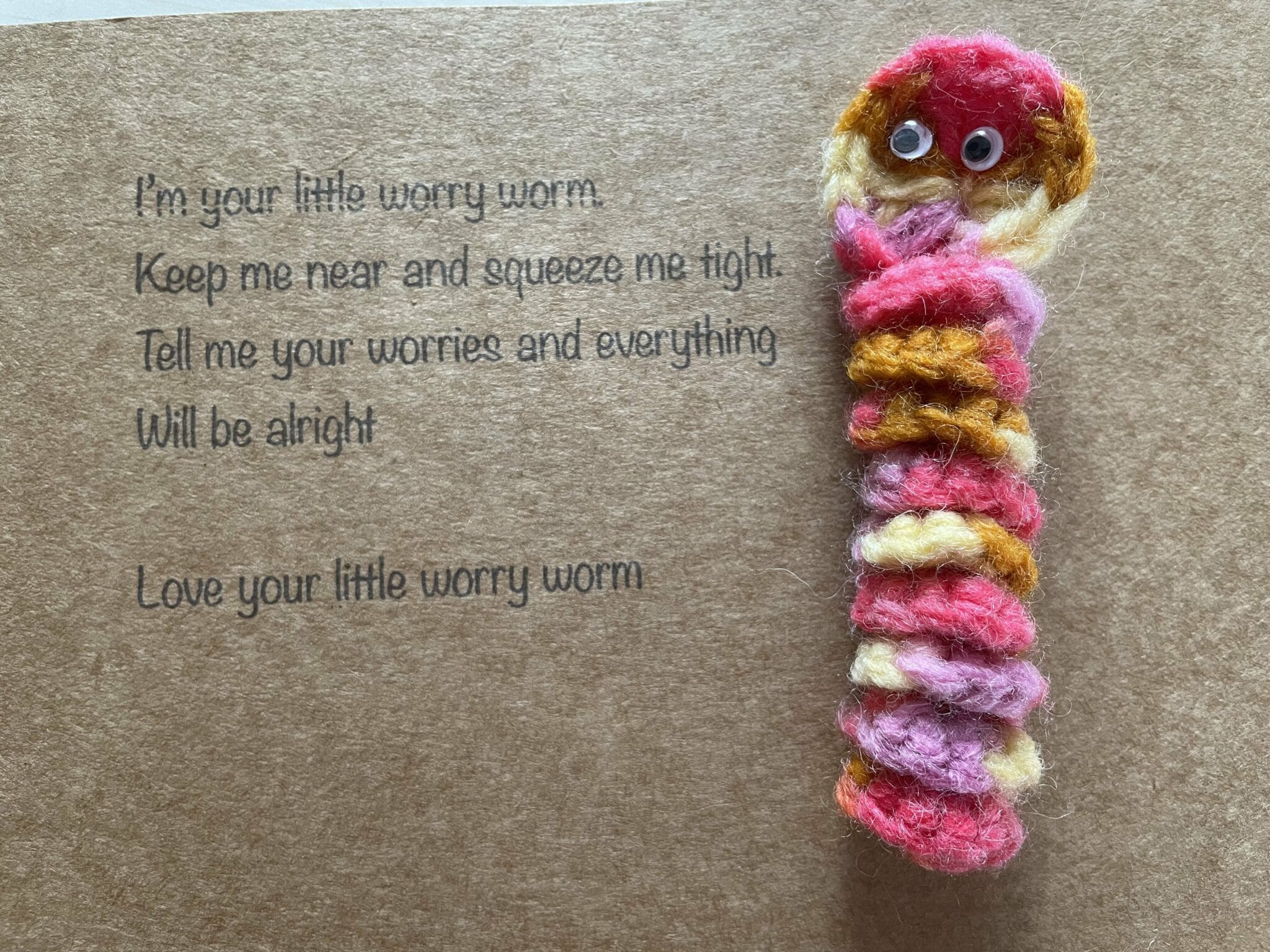 crochet worry worms • Made By Mums