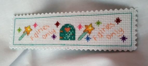 Fairies Only Cross Stitch Bookmark – Fantasy Bookmark - product image 5