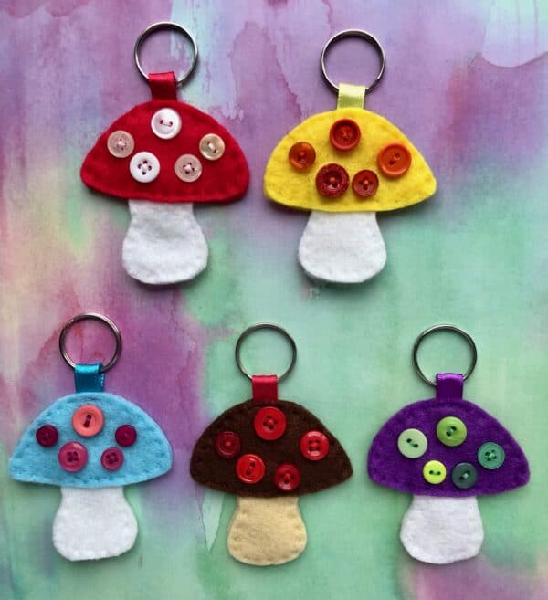 Mushroom Keyrings - main product image