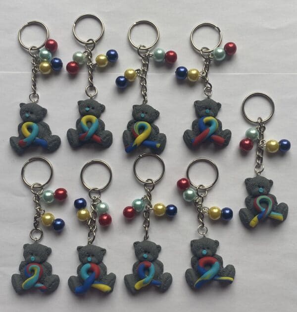 Autism awareness keyrings - product image 3