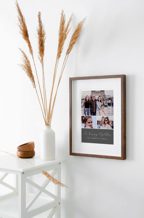 Personalised Family Photo Collage | Photo Print | Family Quote Digital Download - main product image