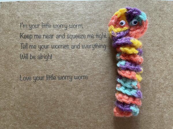 crochet worry worms - product image 2