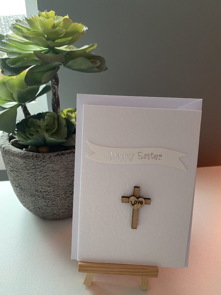 Happy Easter Cross Card