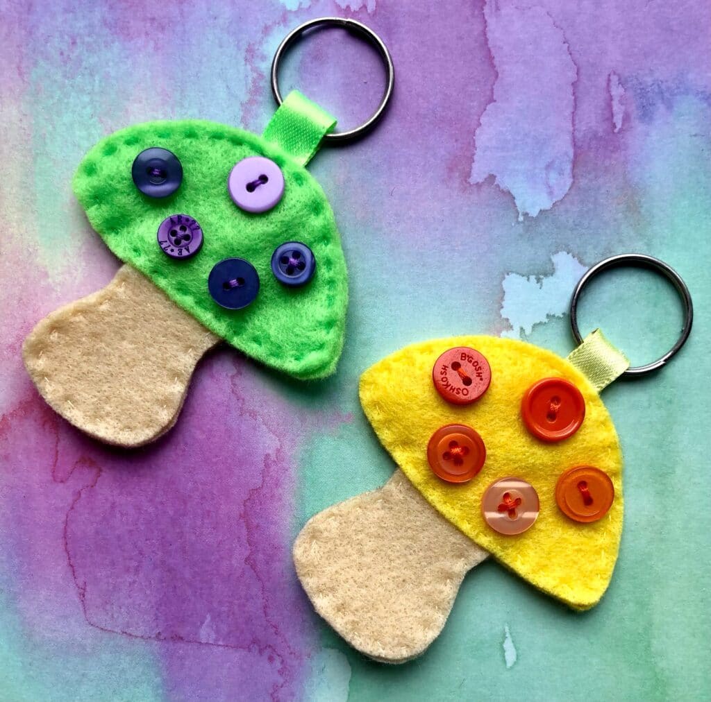 Mushroom Keyrings