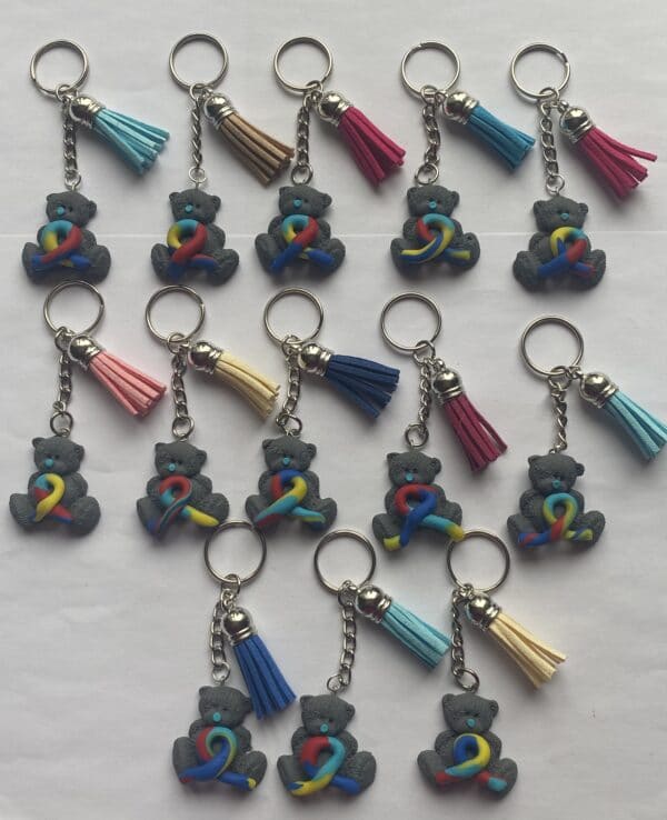 Autism awareness keyrings - product image 2