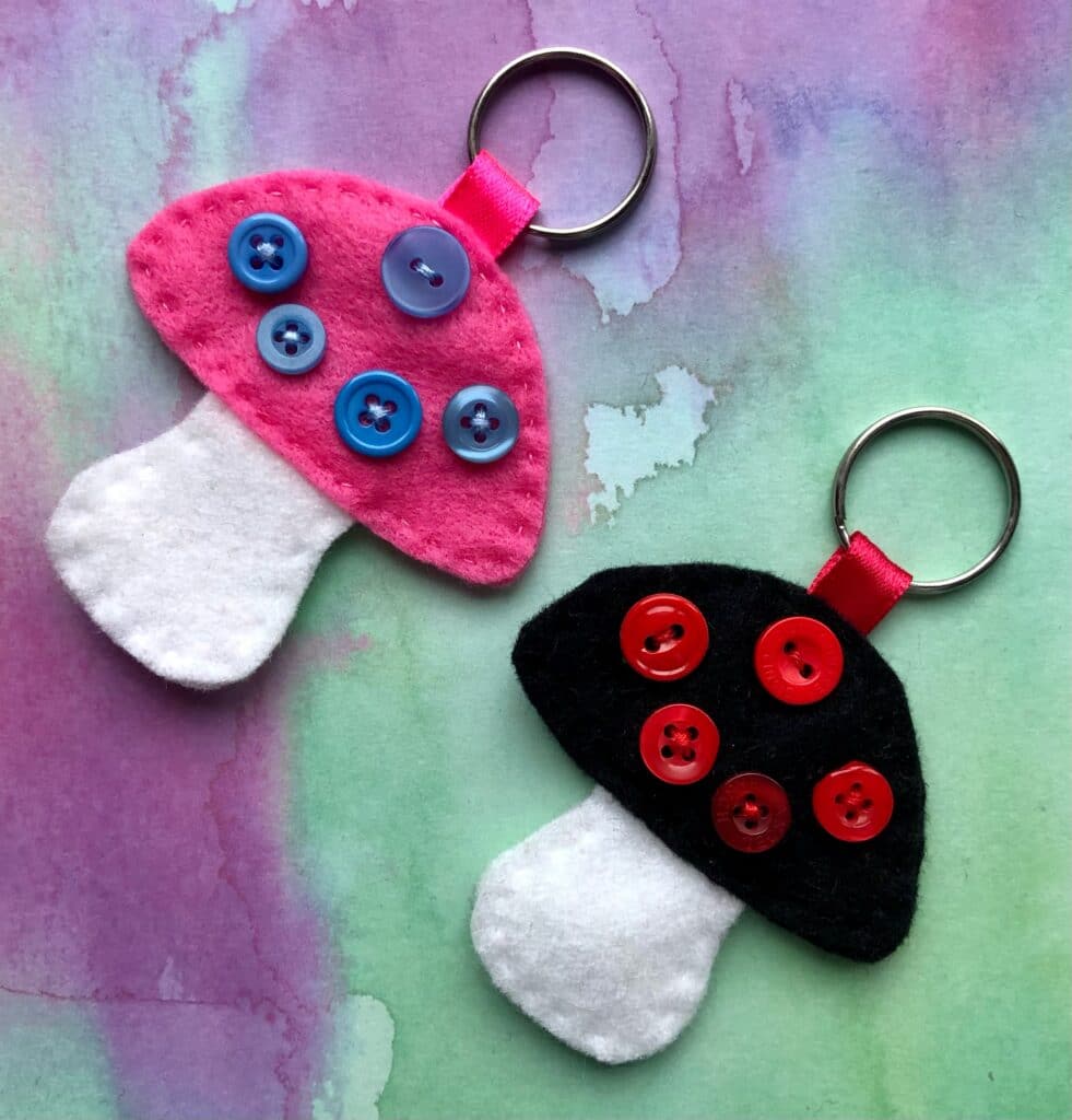 Mushroom Keyrings