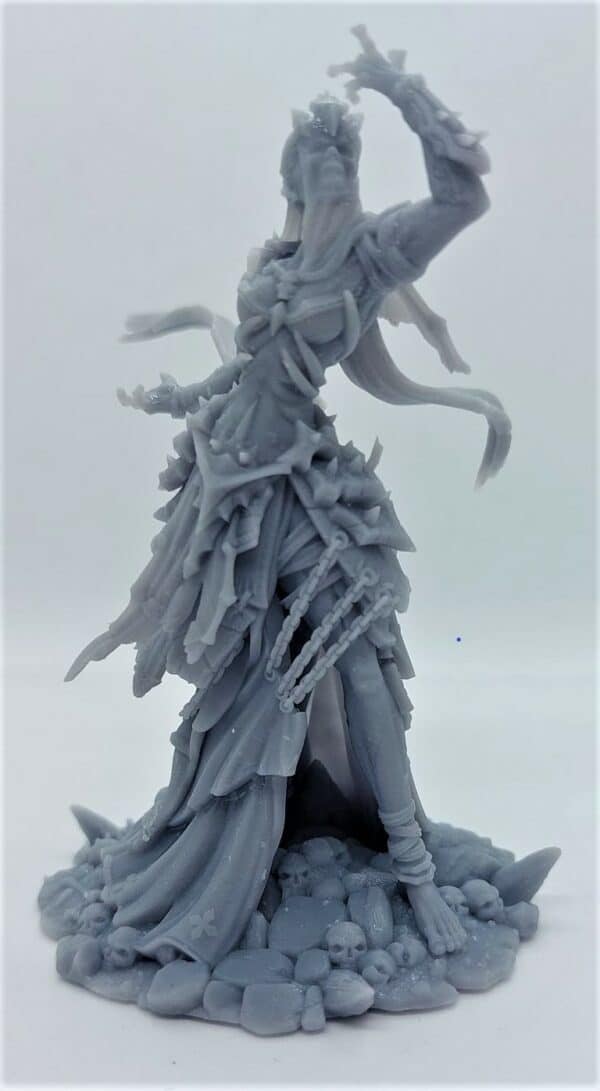 Queen of The Undying – Un painted, 3d printed, print on demand - product image 3