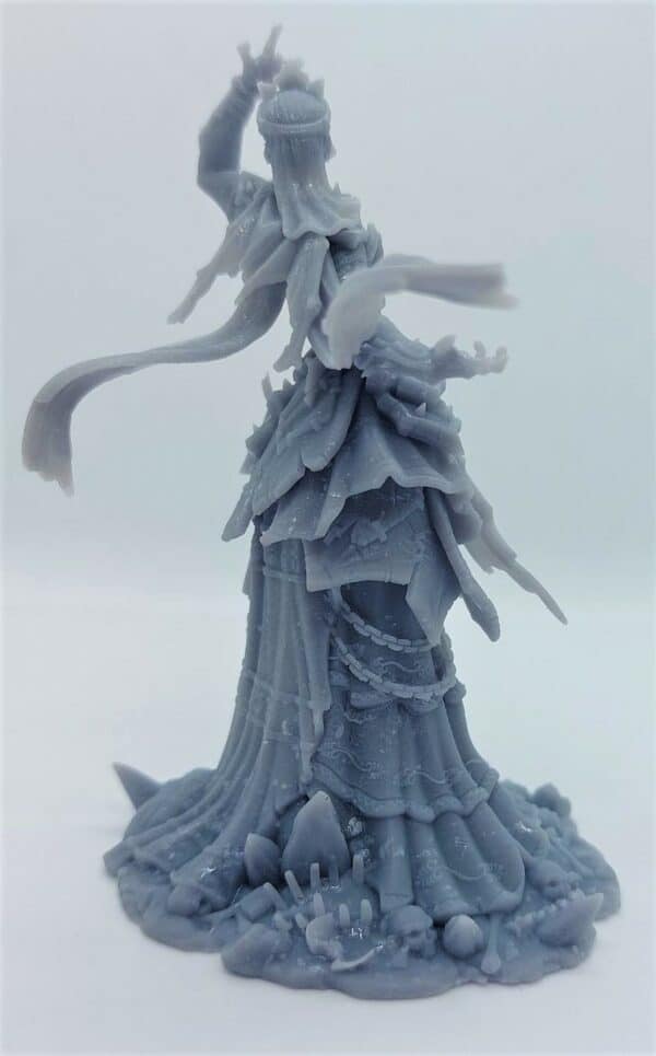 Queen of The Undying – Un painted, 3d printed, print on demand - product image 4