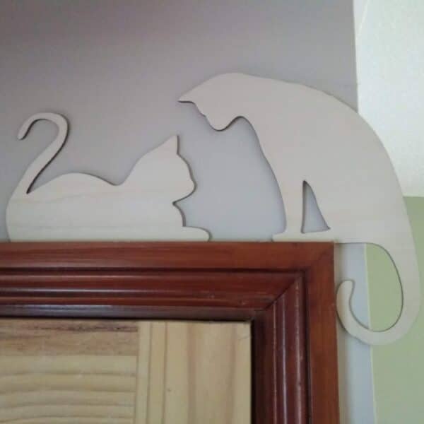 Cat silhouettes | Over door decoration - product image 2