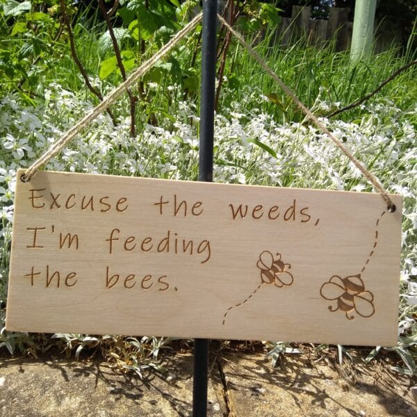Garden sign | Feeding the bees - product image 4