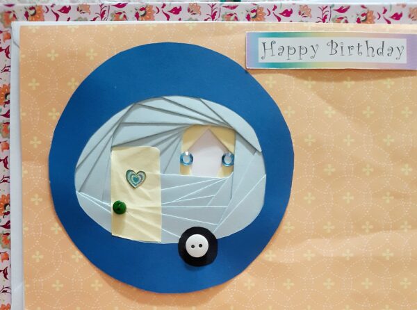 Handmade Caravan birthday card. - main product image