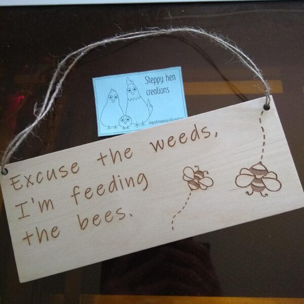 Garden sign | Feeding the bees - product image 2