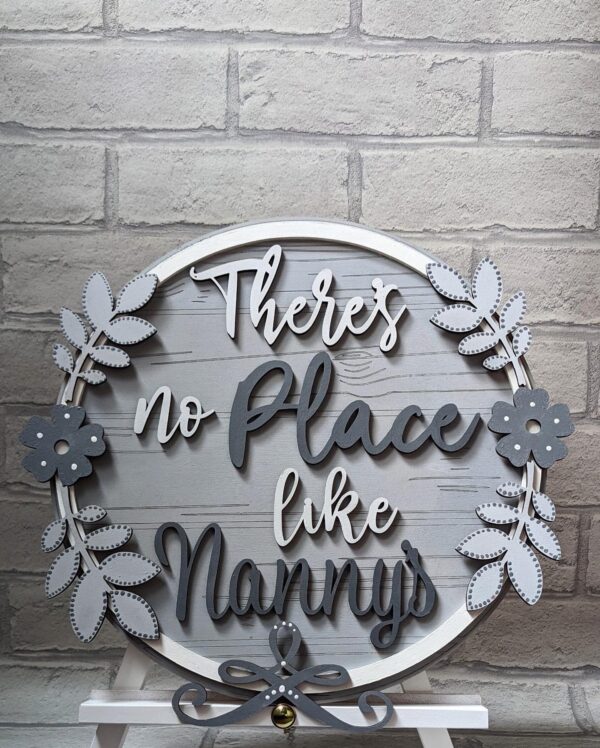 There’s no place like nanny’s sign - main product image
