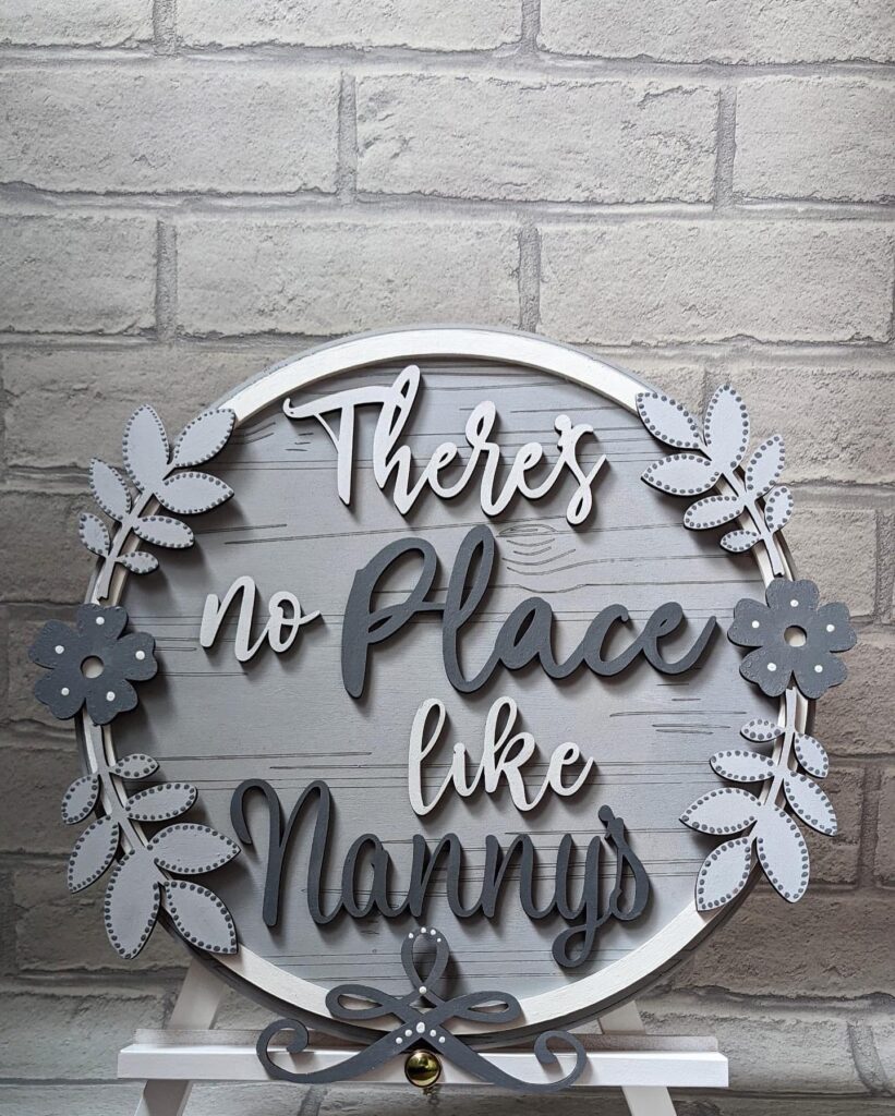 There’s no place like nanny’s sign
