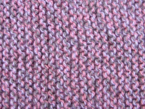 Hand knitted long and wide scarf in heather tones - product image 5