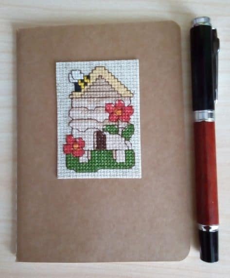 Bee Notebook, Beehive Notebook, Kraft Notebook, A6 - main product image
