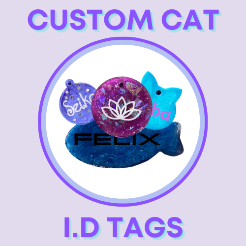 Custom Cat Resin Tags - main product image