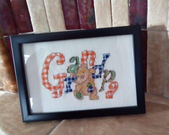 Grandpa Teddy Bear Picture, Cross Stitch - product image 2