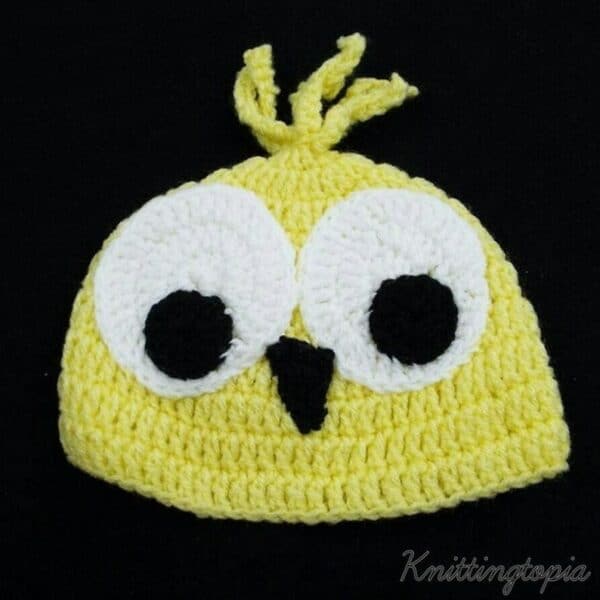 Hand crochet Easter chick baby hat – 0-3 months - main product image