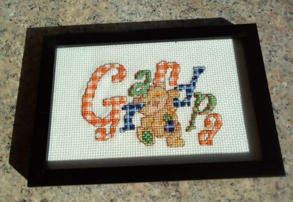 Grandpa Teddy Bear Picture, Cross Stitch - product image 3