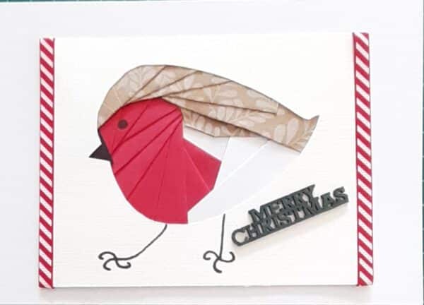 Merry Christmas red Robin Breast card. - main product image