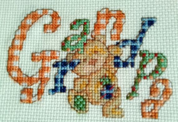 Grandpa Teddy Bear Picture, Cross Stitch - product image 4