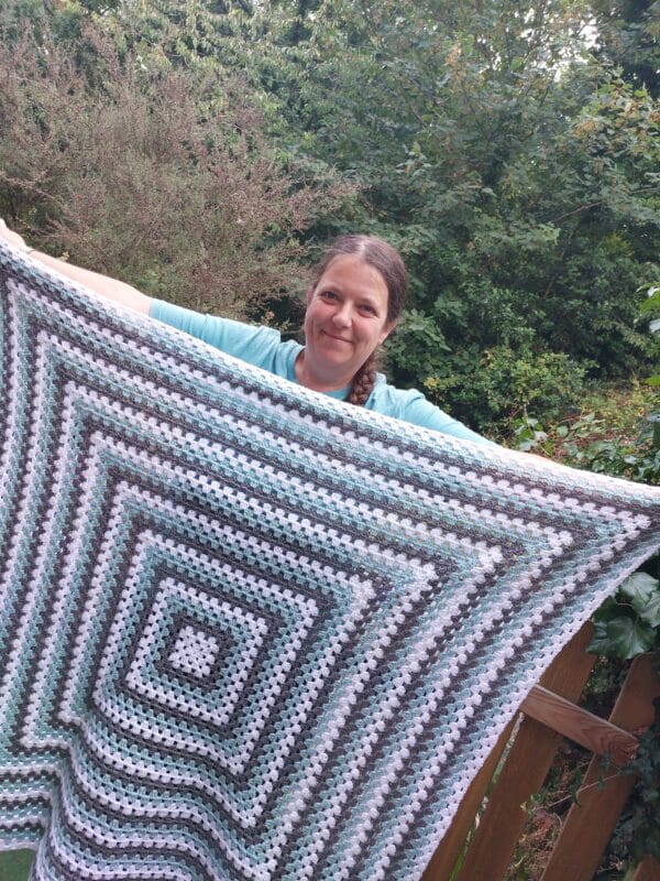 Made to Order Giant Granny Square Blanket - main product image